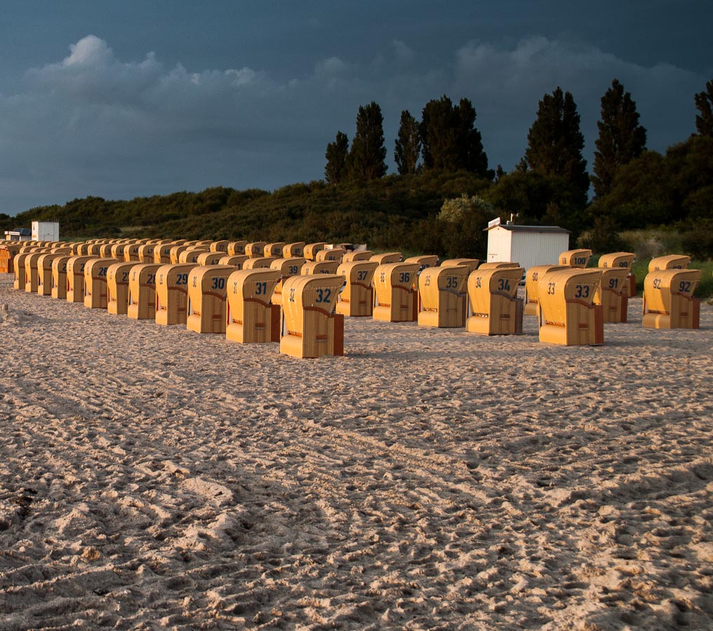 Strandkörbe auf Poel