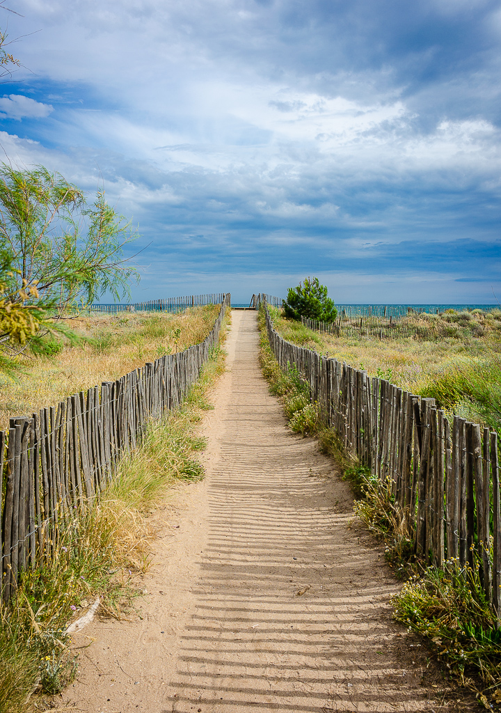 Strandzugang Portiragnes Plage