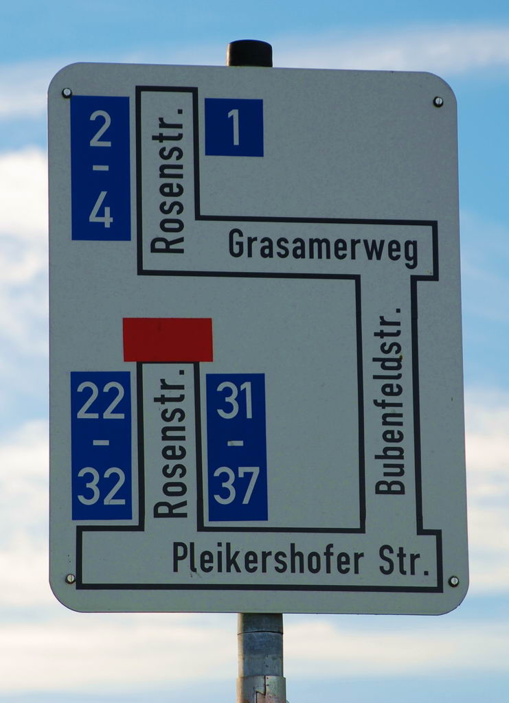 Strassenschild Bildgröße ändern