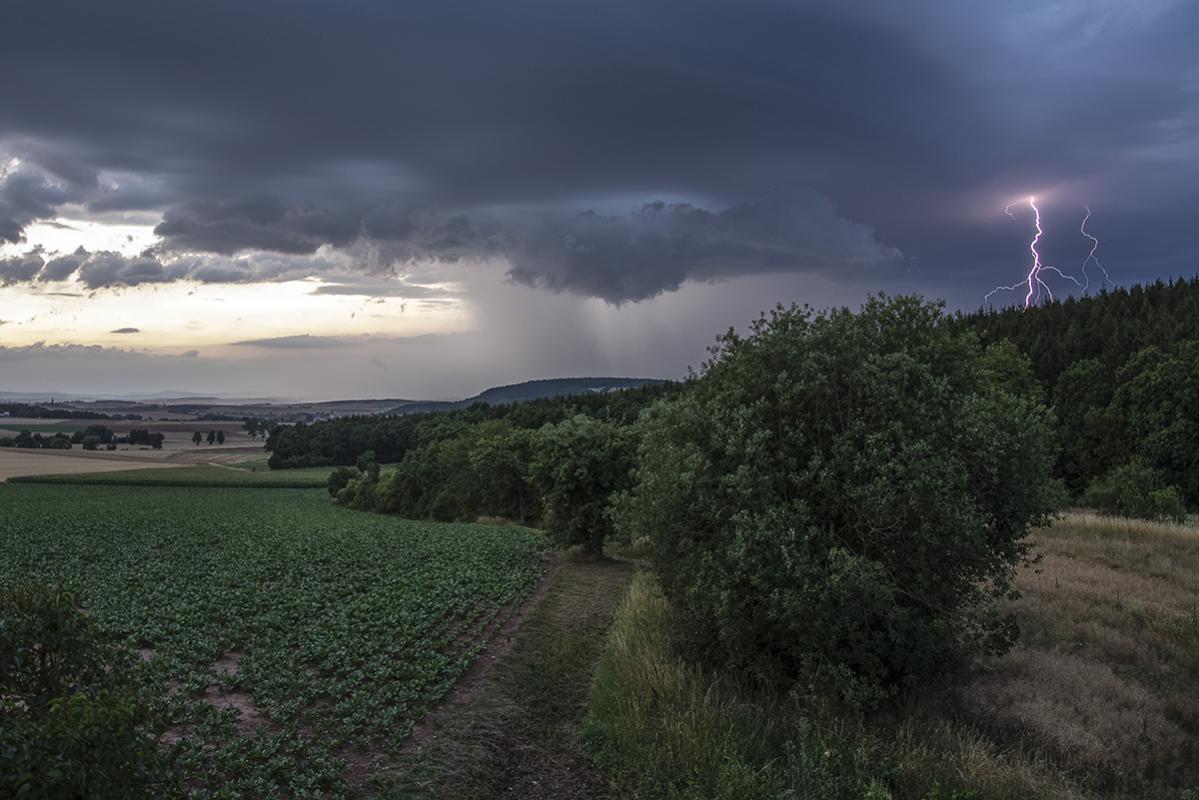 Sulzfeld im Gewitter 2
