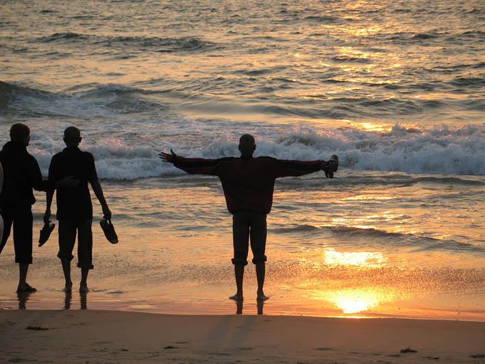Sunset at Calangute Beach (Goa)