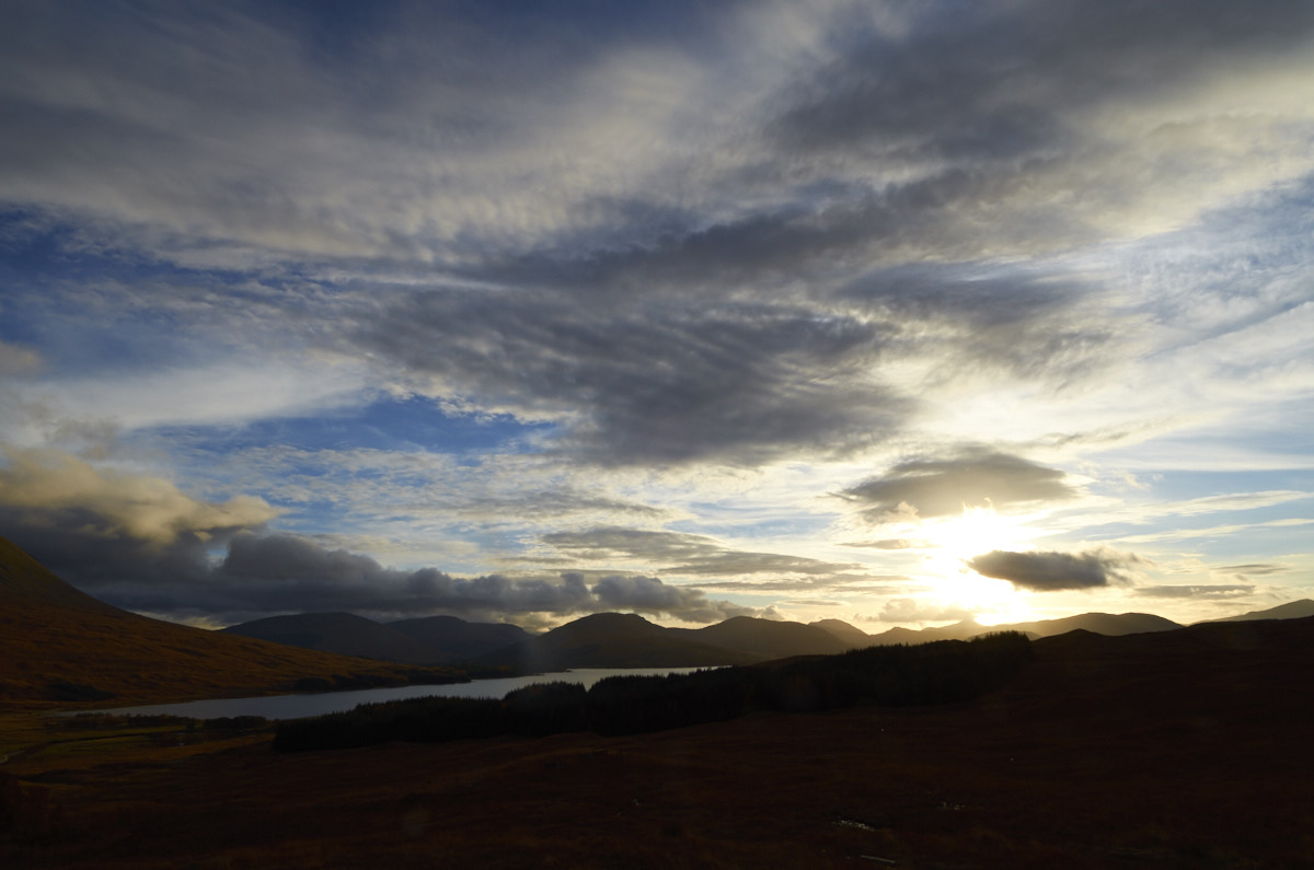 Sunset over Glencoe