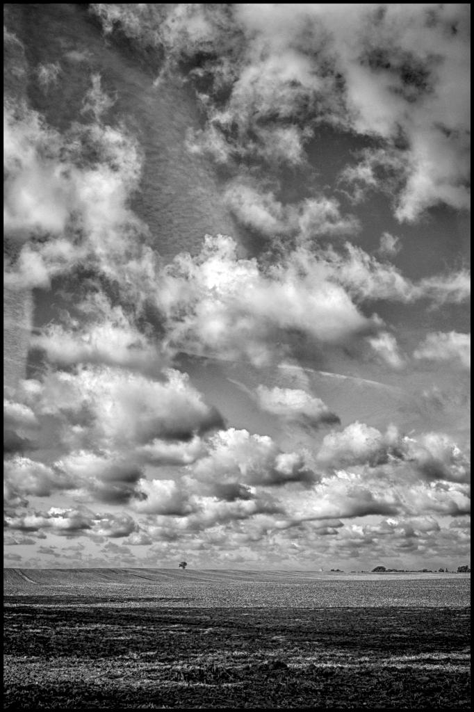 sw sw clouds over a field