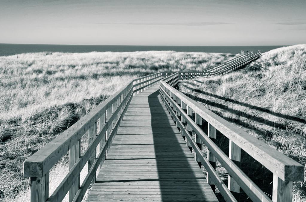 Sylt Weg zur Buhne
