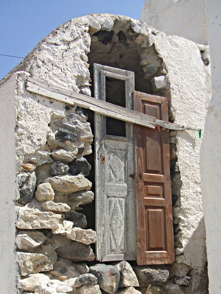 Tür in Emporio / Santorini