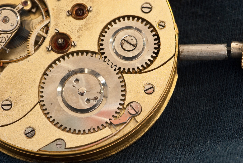Taschenuhr Zahnräder 03