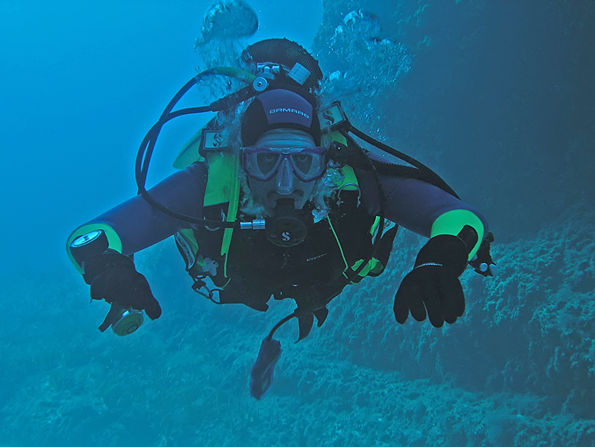 Taucher, Mallorca, Cala Fe