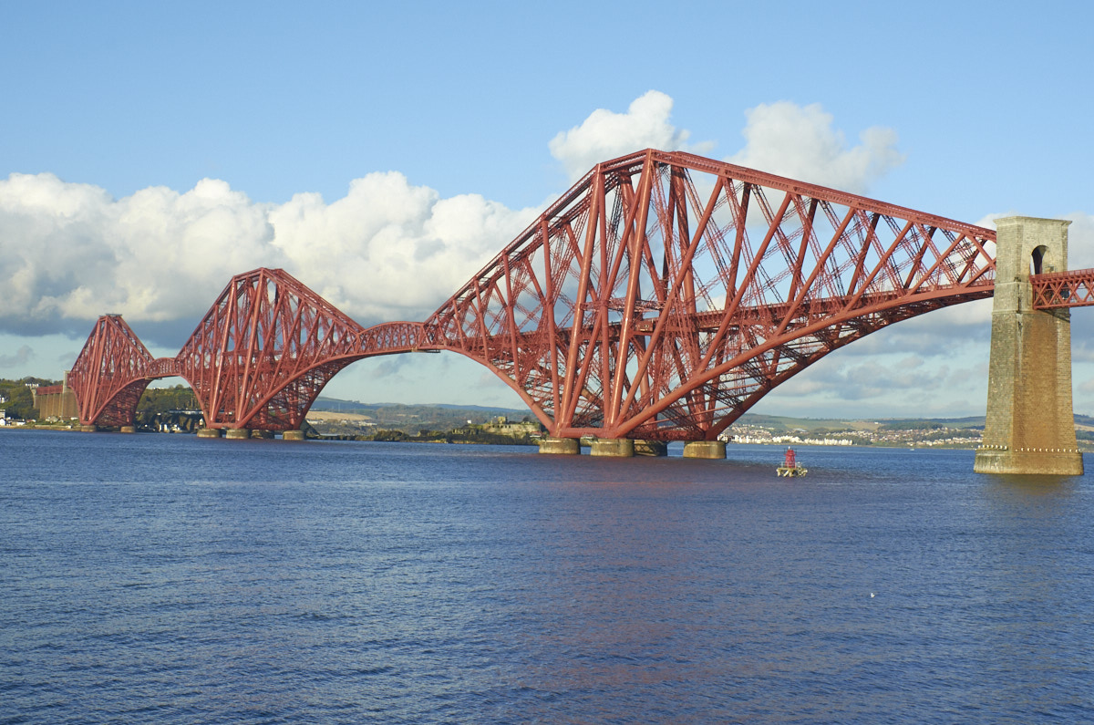 The Forth Rail Bridge, opened in 1899, an Engineering Wonder of its Time