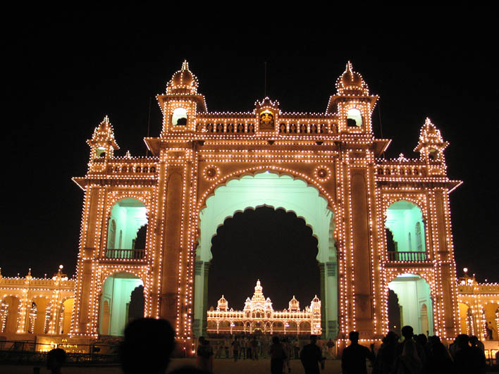 The Kings Palace in Mysore (Karnataka)