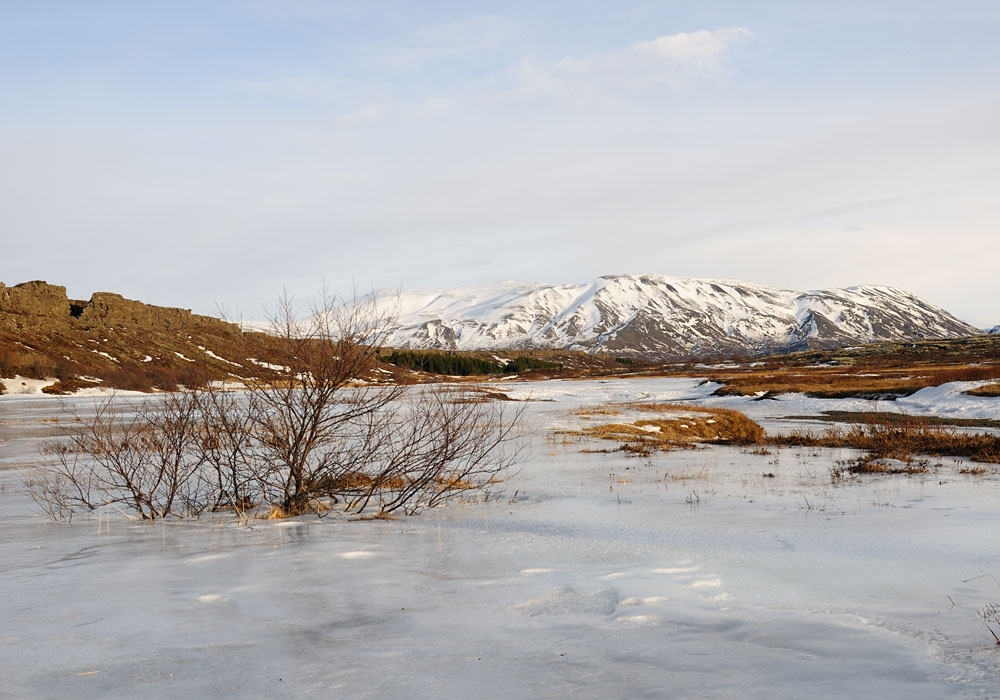 Thingvellir, Blick Richtung Berge
