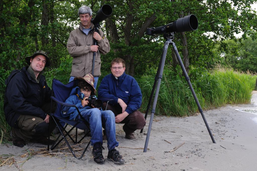 Tim, Papa, Oliver und ich