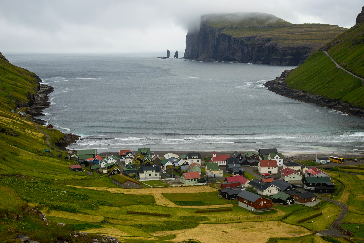 Tjørnuvík mit Risin und Kellingin