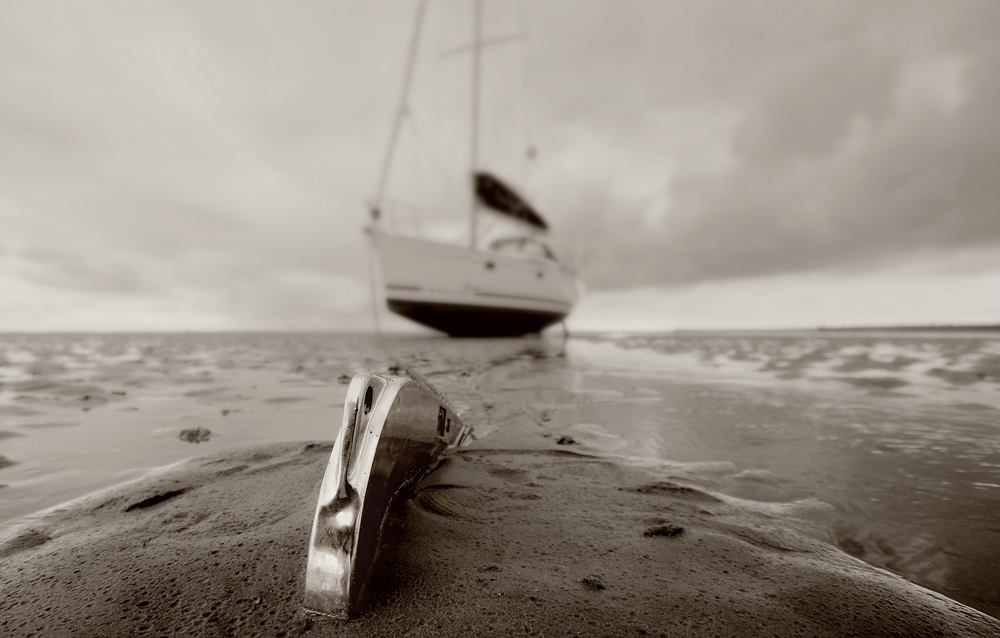 TOP 10 - 2oo9 #o5
"Fest." (Ankerliegen im Watt, Nordsee vor Wangerooge)