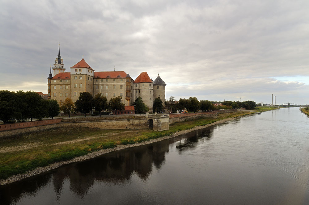 Torgau Schloss Hartenfels an der Elbe