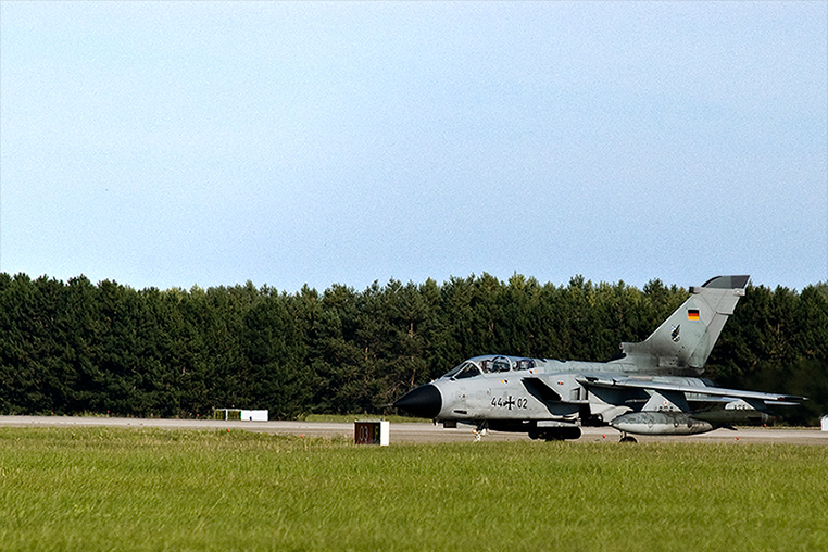 Tornado nach der Landung