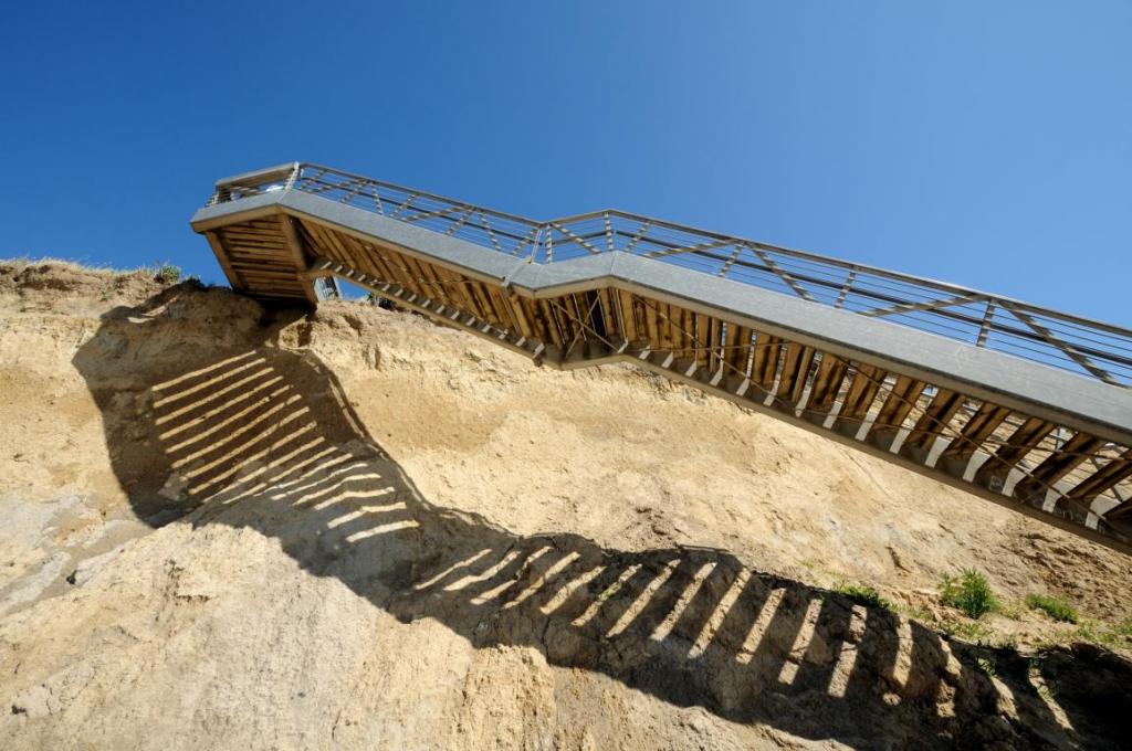 Treppe am Kliff
