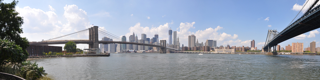 USA - New York City - Manhatten- und Brooklynbridge 2012