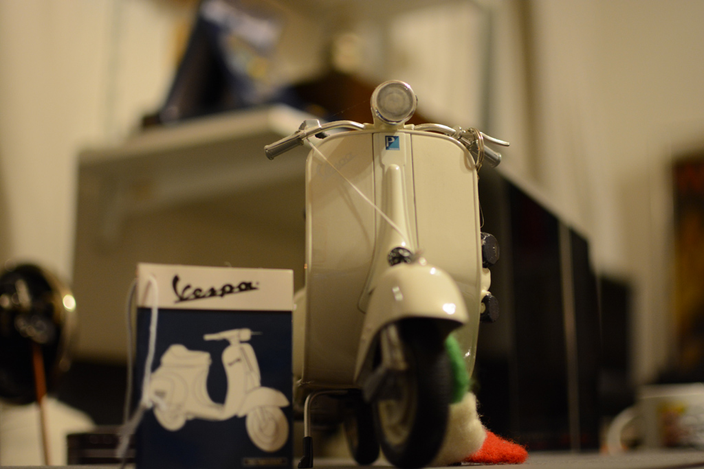 Vespa Kamerabelichtung