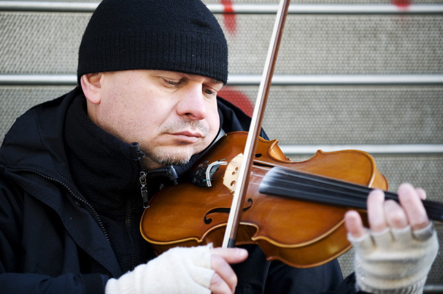 Violinenspieler