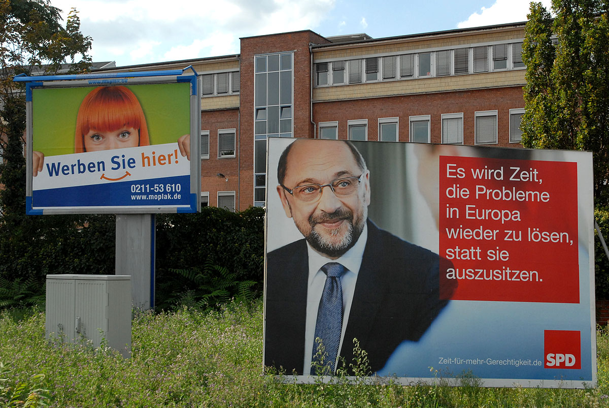 wahlplakat martin schulz