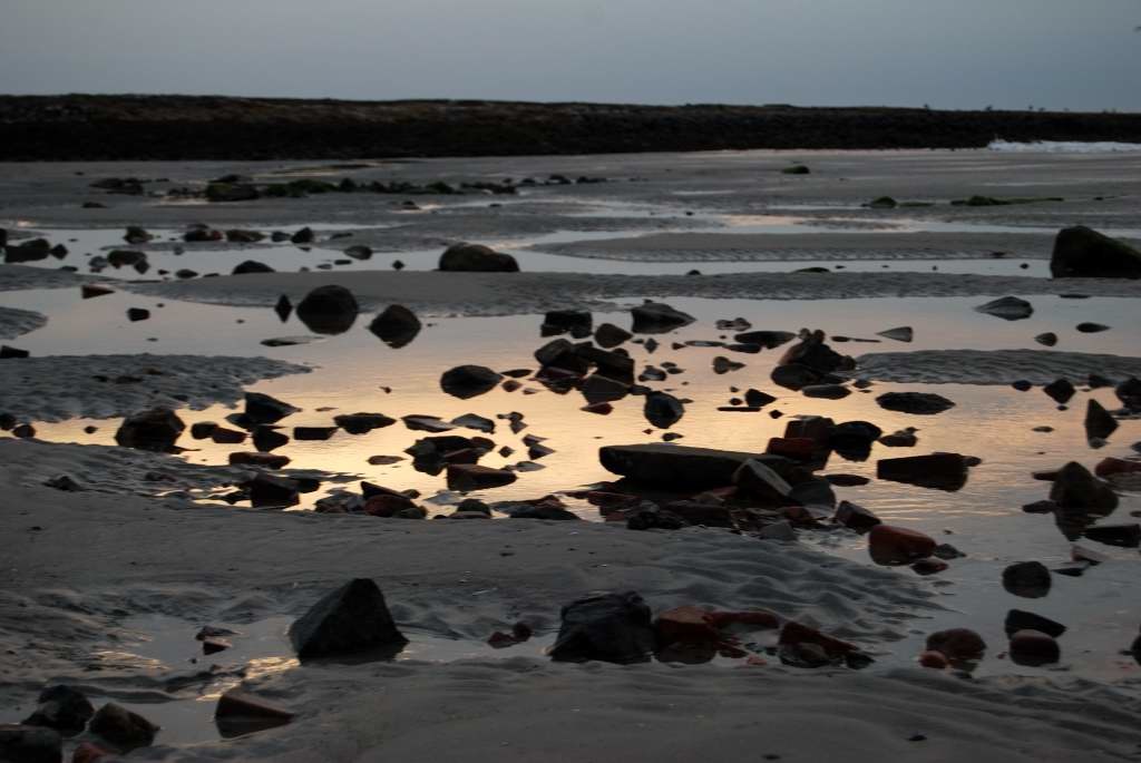 Wangerooge Strand, Sommer 2009 abends