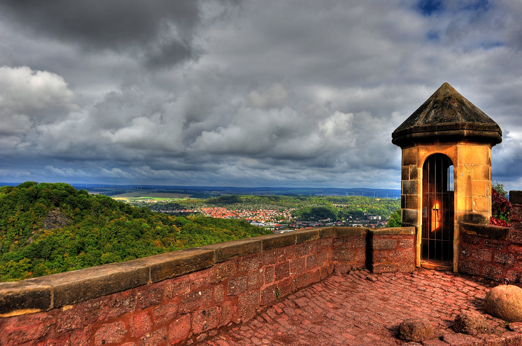Wartburg, Blick in Land