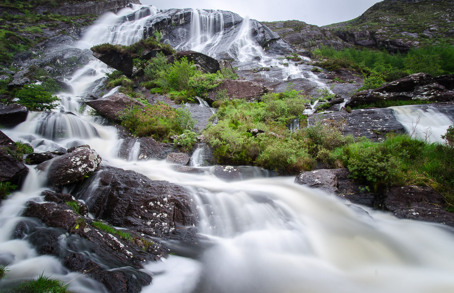 Wasserfall Gleninchaquin Park