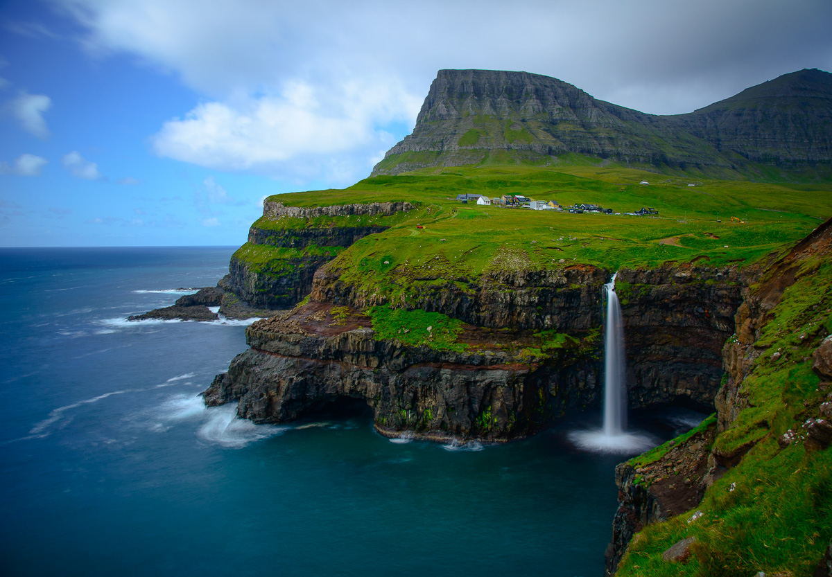 Wasserfall von Gásadalur