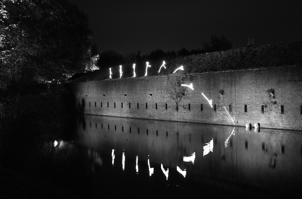 Wasserspringer Herbstlichter Jülich 2017