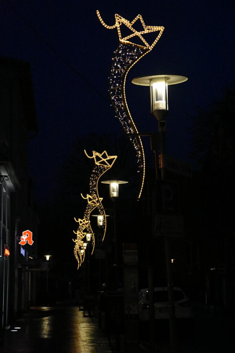 Weihnachtliche Beleuchtung