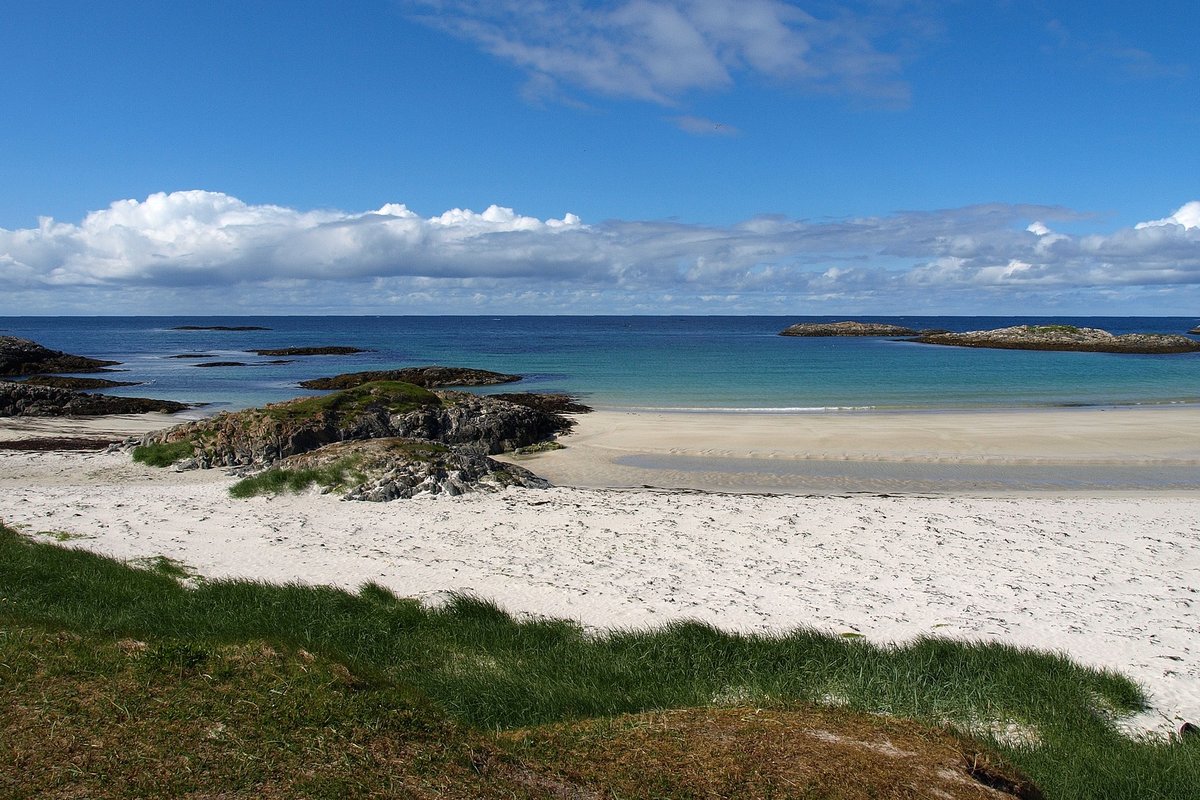 Weisser Sand, blaues Meer und keine Palmen