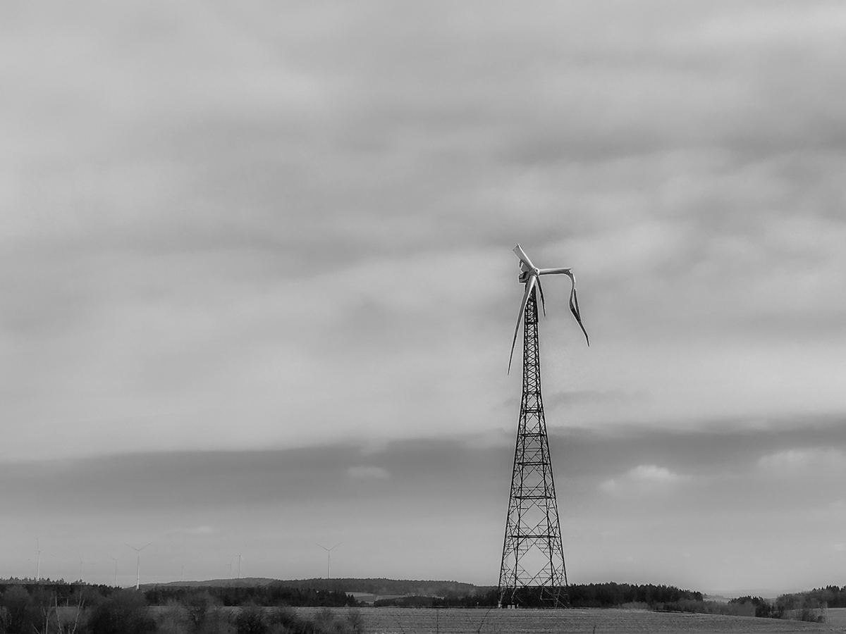 Windrad bei Münchberg