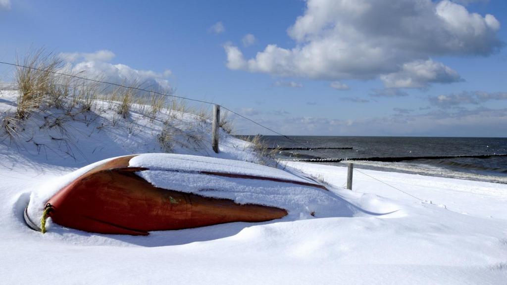 Winter am Ostseestrand