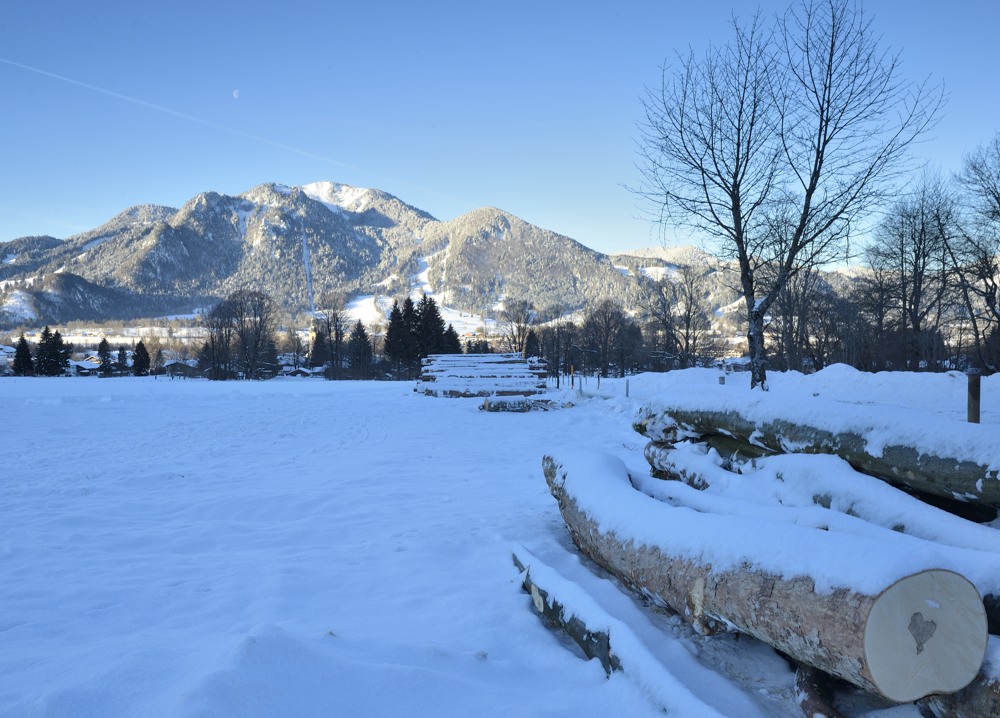 Wintermorgen Isarwinkel