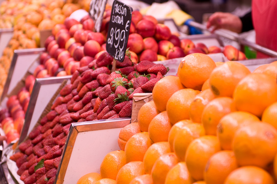 Wochenmarkt Barcelona