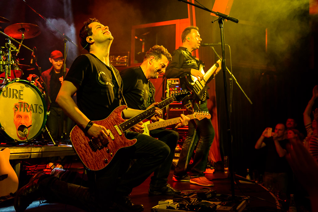Wolfgang Uhlich, Peter Spencer, Thomas Fiebig, Dire Strats im Café Hahn, Koblenz am 10.05.2014