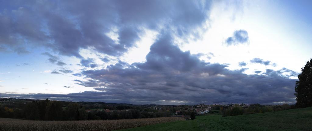 Wolkenfront im Anmarsch