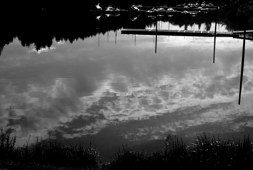 Wolkenspiegelung
