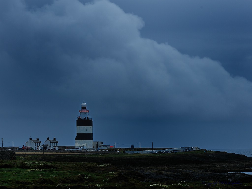 X 0012 Irland 2011 Hook Head lighthouse in the rain