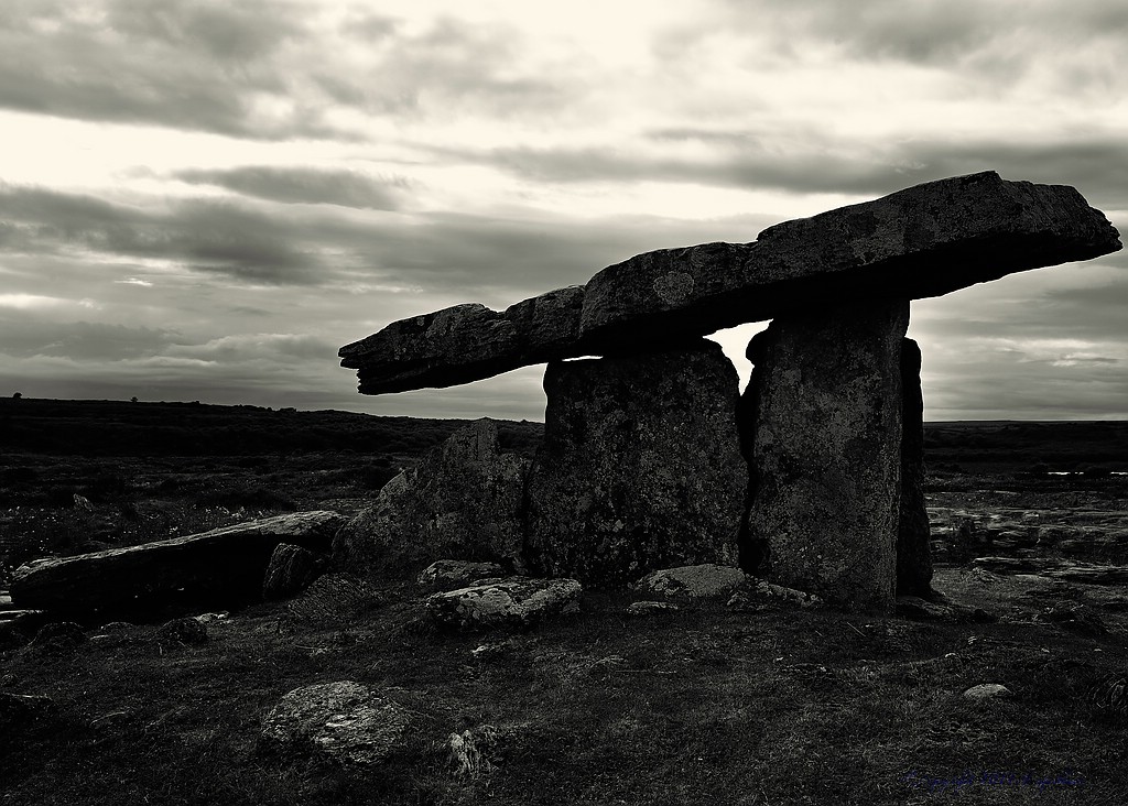 X 0141 Irland 2011 Dolmen at Poulnabrone1 bws