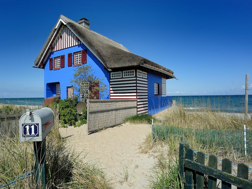 X das kleine blaue Haus