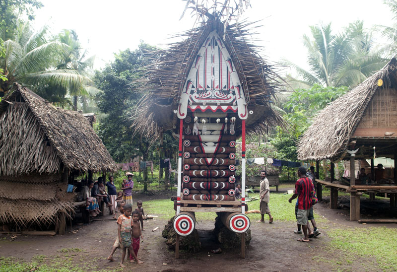 Yams Haus Trobriand Inseln