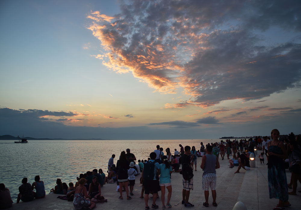 Zadar, Lichtspielmonument Sunset 1