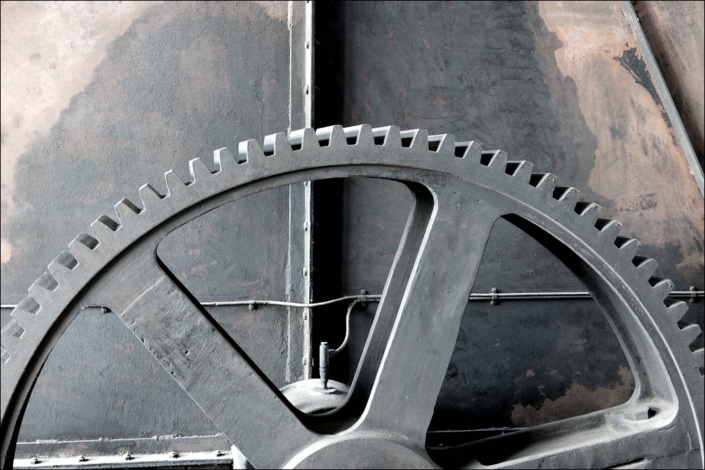 Zahnrad - Kohlenwäsche Zeche Zollverein 08/2010 -