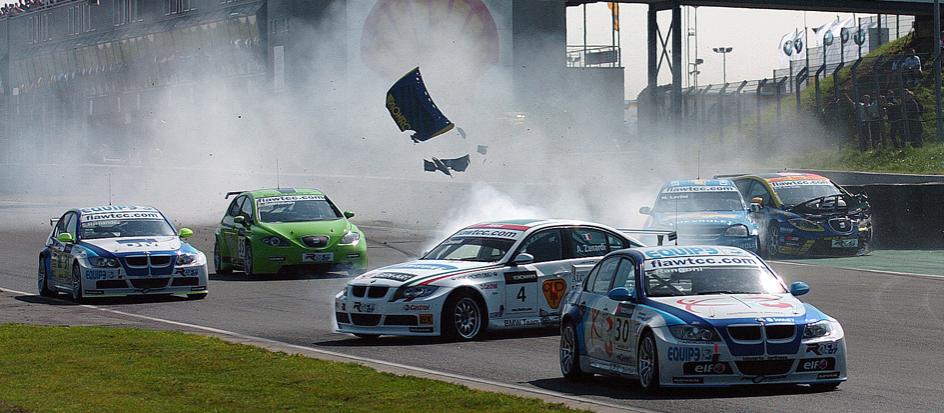 Zanardis Startunfall WTCC 2007, Motorsport Arena Oschersleben