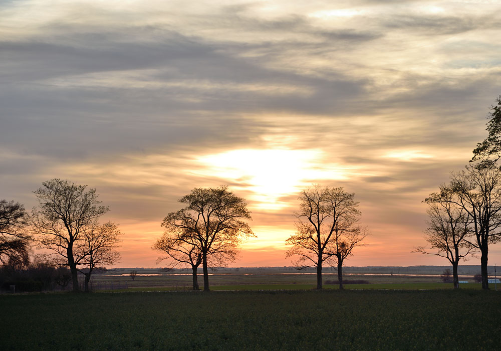 Zecherin, Sonennuntergang