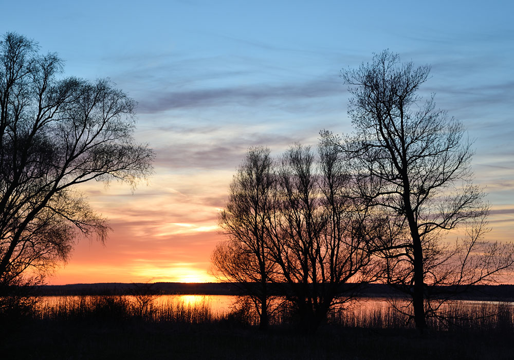 Zecherin, Sonnenuntergang