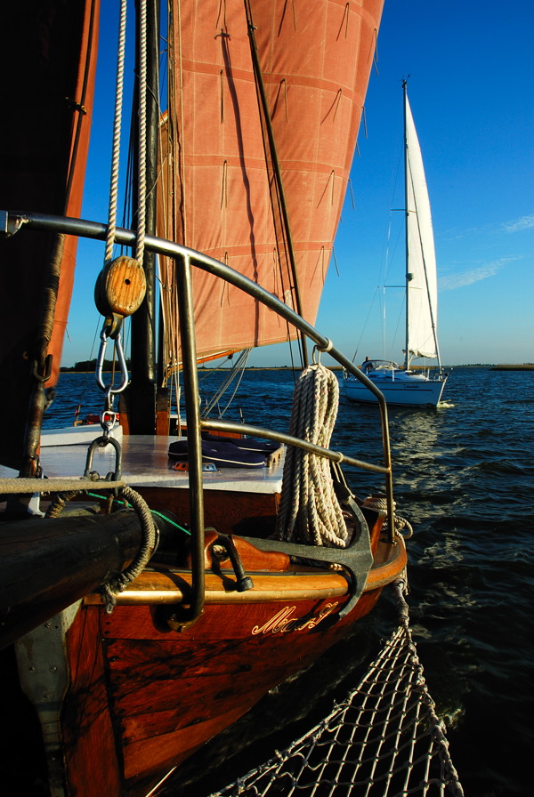 Zeesboot auf dem Bodden