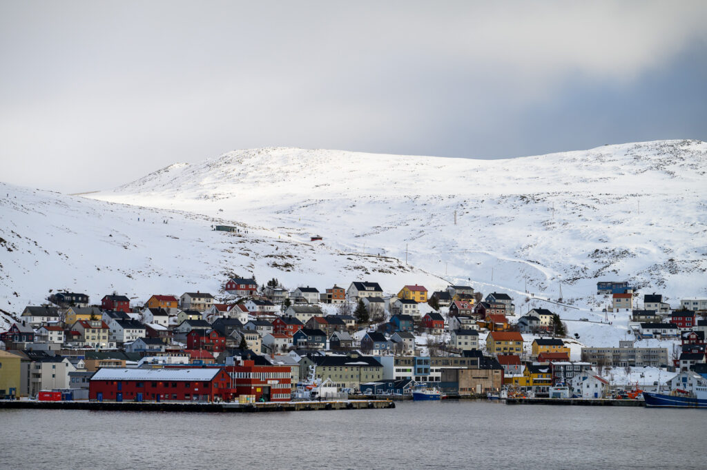 Ankunft in Honningsvåg Ankunft in Honningsvåg