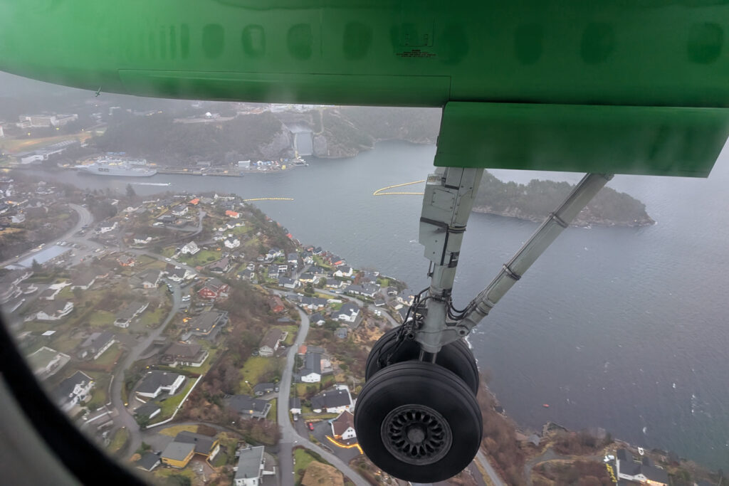 Bergen Landeanflug Bergen Landeanflug